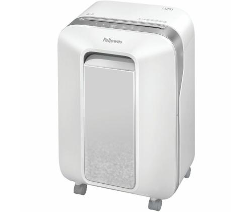 Paberipurustaja FELLOWES LX201 Micro-Cut 12 lehte valge korpus (mikro tükid)