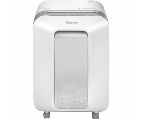 Paberipurustaja FELLOWES LX201 Micro-Cut 12 lehte valge korpus (mikro tükid)
