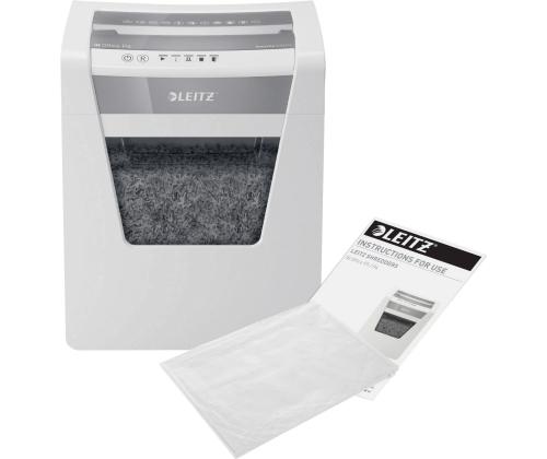 Paberipurustaja LEITZ IQ Office P4 15 lehte valge