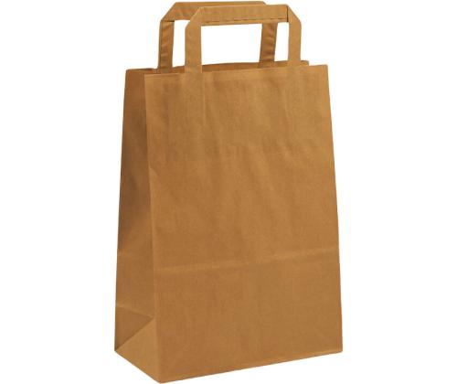 Paberkott lameda sangaga, 320x140x420 mm, 80 gsm, pruunist jõupaberist.