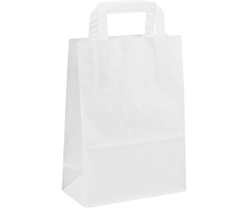 Paberkott lameda sangaga, 180x80x220 mm, 70 gsm,a valgest jõupaberist.