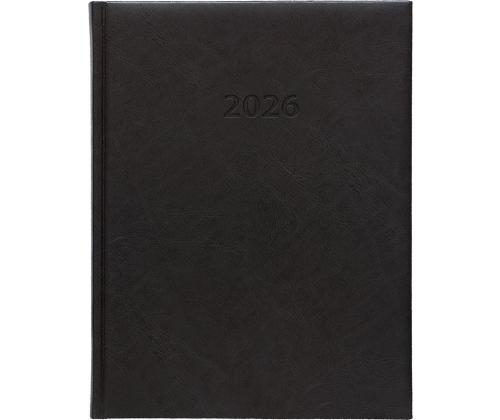 Raamatkalender NÄDAL A4 vertikaal, kõvaköide (MUST) 00065/40653