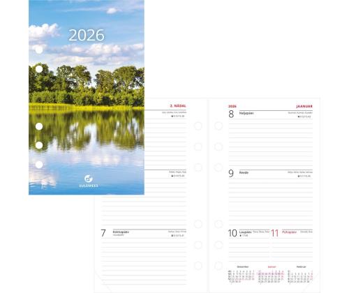 Kalendrisisu Compact A6 NÄDAL, Sulemees 00603
