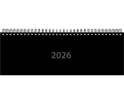 Lauakalender Classic plastkaaned must 00300/40420