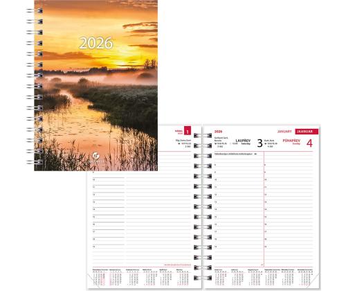 Kalendrisisu BOSS PÄEV A5 spiraalköide 00045