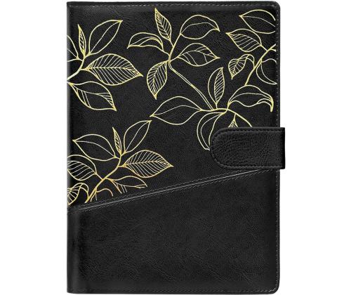 Raamatkalender Boss Nädal A5 Universaal, spiraalköide, FASHION kaaned (MUST CERVO) 00073/40284