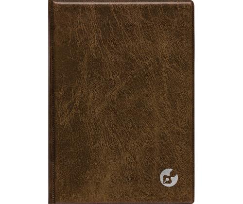 Raamatkalender Boss A5 PÄEV, spiraalköide, plastkaaned (PRUUN) 00038/41088