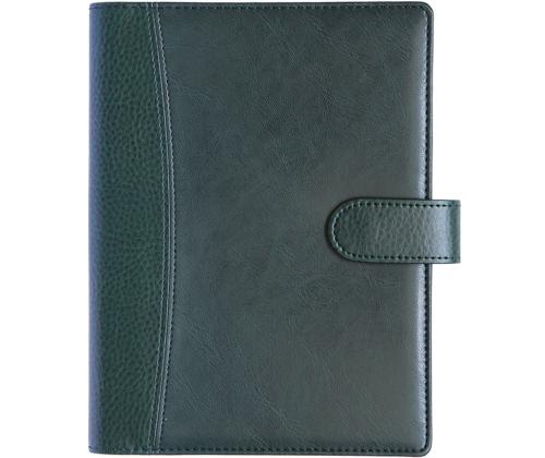 Raamatkalender Boss A5, NÄDAL vertikaal, spiraalköide, LUX kaaned (ROHELINE) 00043/40072