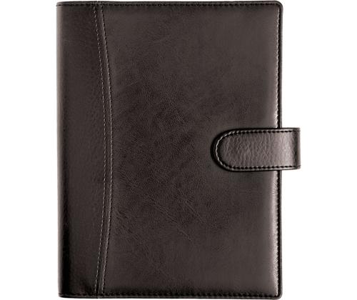 Raamatkalender Boss A5, NÄDAL vertikaal, spiraalköide, LUX kaaned (MUST) 00043/40074