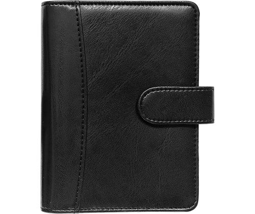 Time-Master kalender A7 NÄDAL, kunstnahk (MUST) 00725/40184