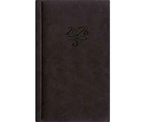 Raamatkalender PÄEV B6, kõvaköide, FASHION kaaned (MUST) 00260/40485