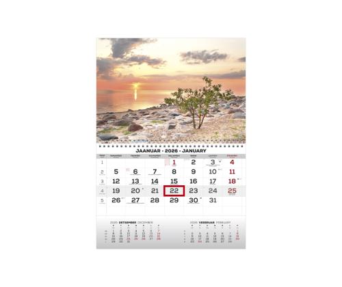 Seinakalender MONO eesti-inglise nr.5 2911050005