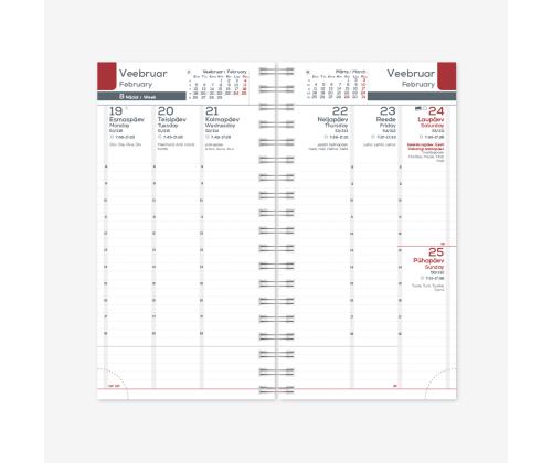Kalendrisisu Midimärmik Spirex Nädal V 2913532000