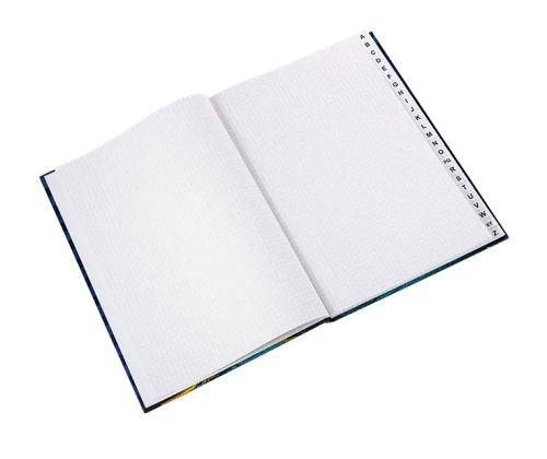 kontoriraamat A4 ruuduline kõvad kaaned tähestikuga 96 lehte