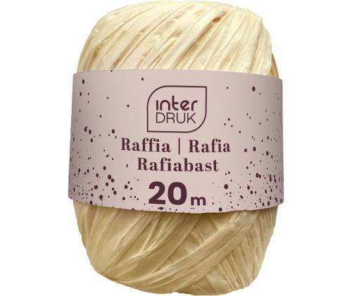 Pakkepael INTERDRUK Rafia Satin Gold 20m assortii