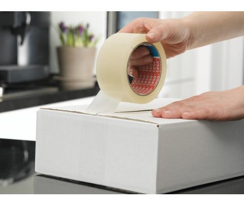 Pakketeip 50mm x 66m PP läbipaistev TESA Strong