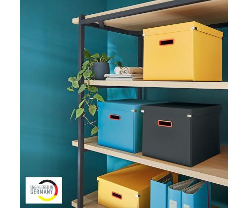 Pappkast kaanega 320x310x360mm Leitz Cosy Click & Store sinine