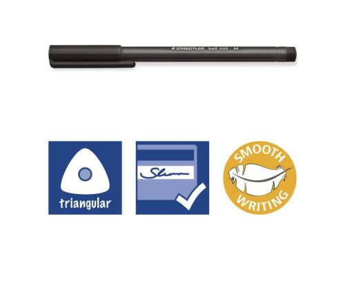 Pastapliiats korgiga STAEDTLER 4320 F0,7mm must