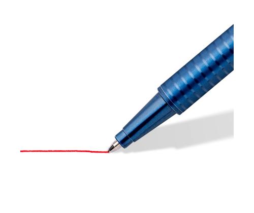 Pastapliiats korgiga STAEDTLER triplus® ball 437 M1,0mm 4 värvi komplekt