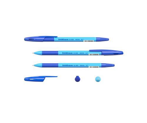 Pastapliiats korgiga ERICH KRAUSE R-301 Neon 0,7mm sinine