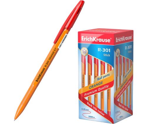 Pastapliiats korgiga ERICH KRAUSE R-301 Orange Stick punane