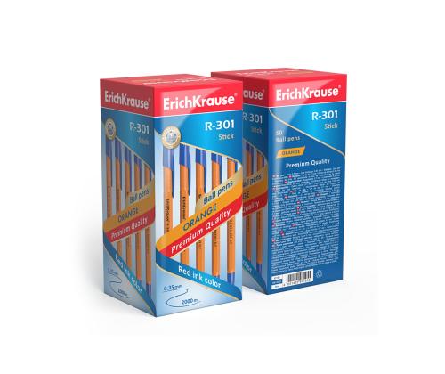 Pastapliiats korgiga ERICH KRAUSE R-301 Orange Stick sinine