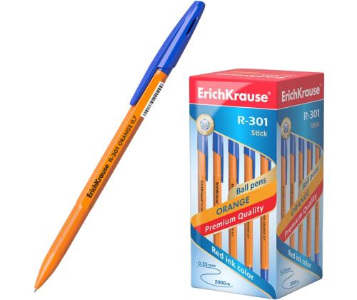 Pastapliiats korgiga ERICH KRAUSE R-301 Orange Stick sinine