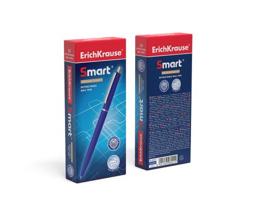 Pastapliiats mehaaniline ERICH KRAUSE Smart sinine metallist taskuklambriga