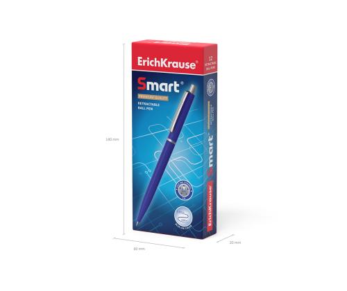 Pastapliiats mehaaniline ERICH KRAUSE Smart sinine metallist taskuklambriga