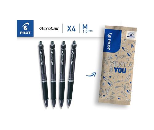 Pastapliiats mehaaniline PILOT BeGreen Acroball 0,7mm must