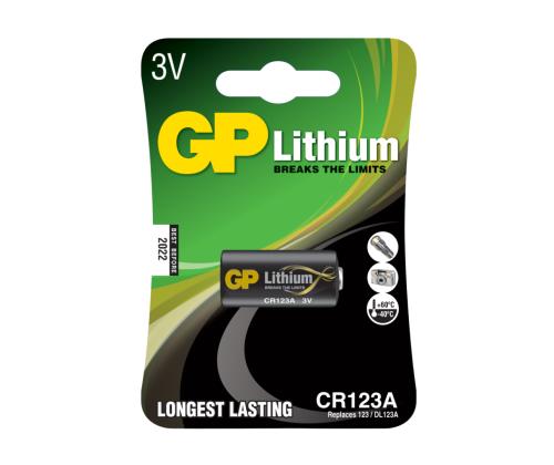 Patareid CR123A 3V GP