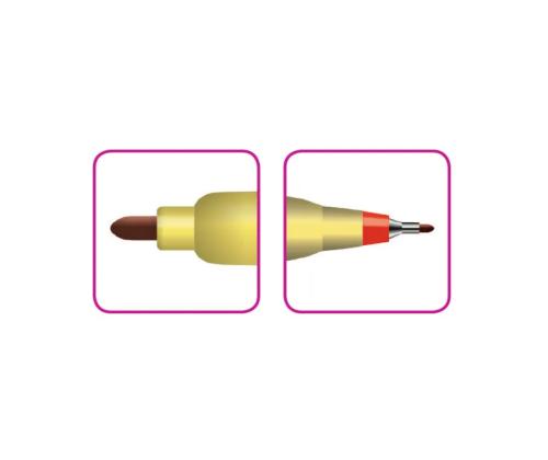 Permanentne marker CDDVD GRAND kahe otsaga 0.8 - 3.8mm punane