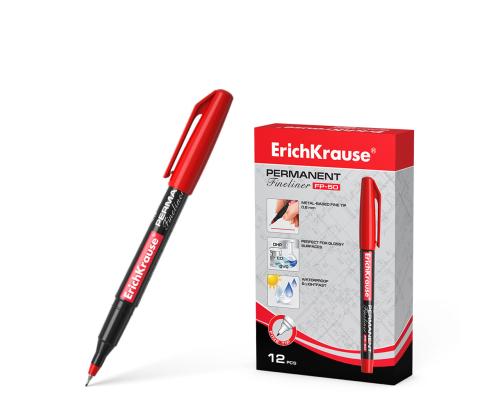 Permanentne marker ERICH KRAUSE FP-50 (F) 0.7mm punane