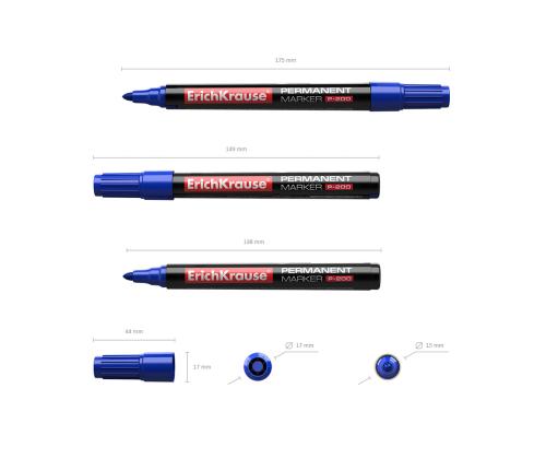 Permanentne marker ERICH KRAUSE P-200 0.8-2.2mm sinine