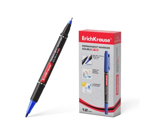 Permanentne marker ERICH KRAUSE P-80 kahe otsaga 0,52,0mm sinine