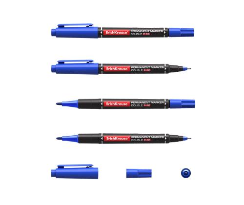 Permanentne marker ERICH KRAUSE P-80 kahe otsaga 0,52,0mm sinine