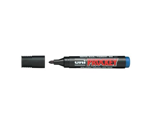 Permanentne marker koonilise otsaga UNI-BALL Prockey PM122 sinine