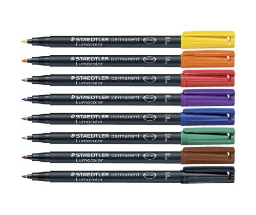 Permanentne marker OHP STAEDTLER Lumocolor 318 F 0,6mm 8 värvi komplekt