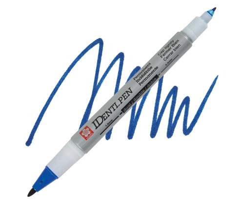 Permanentne marker SAKURA Identi-Pen kahe otsaga 0.4 & 1.0mm sinine
