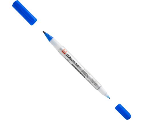 Permanentne marker SAKURA Identi-Pen kahe otsaga 0.4 & 1.0mm sinine