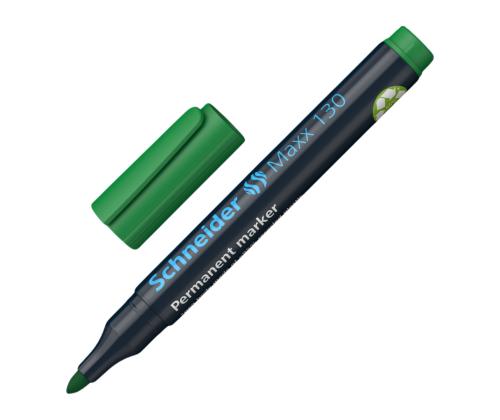 Permanentne marker SCHNEIDER 130 koonilise otsaga 1-3mm roheline