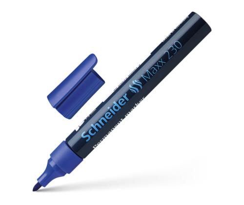 Permanentne marker SCHNEIDER Maxx 230 koonilise otsaga sinine