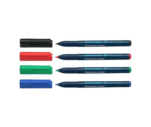 Permanentne marker SCHNEIDER Maxx 240 koonilise otsaga must