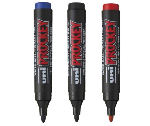 Permanentne marker UNI-BALL Prockey PM122 kooniline 1,2-1,8mm must