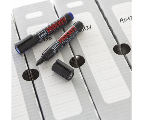 Permanentne marker UNI-BALL Prockey PM122 kooniline 1,2-1,8mm must