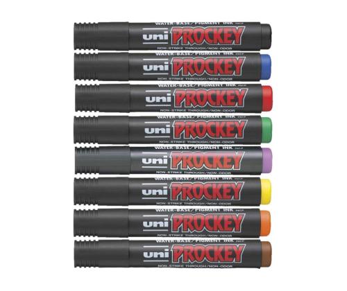 Permanentne markerkoonilise otsaga  UNI-BALL Prockey PM122 punane