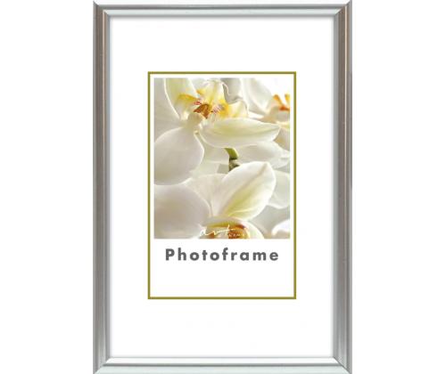 Pildiraam 21x30cm DECOLINE peen raam hõbedane