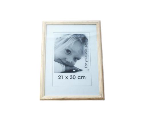Pildiraam 21x30cm Line Natur naturaalsest puidust raamiga