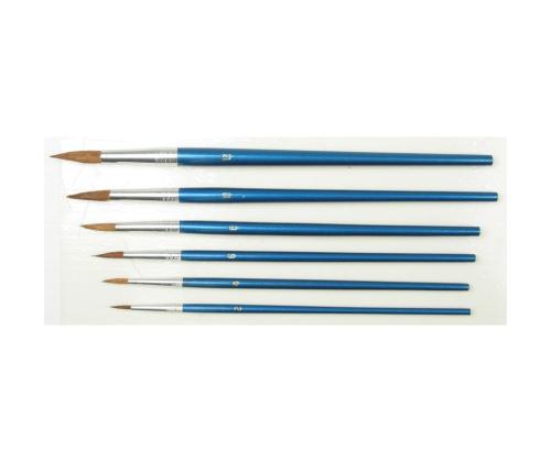 Pintslite komplekt CENTRUM ümar 6 erinevat (Nr 24681012)