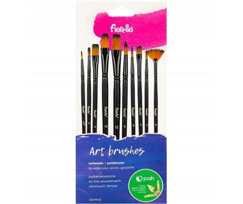 Pintslite komplekt FIORELLO 10 erinevat suurust pakis